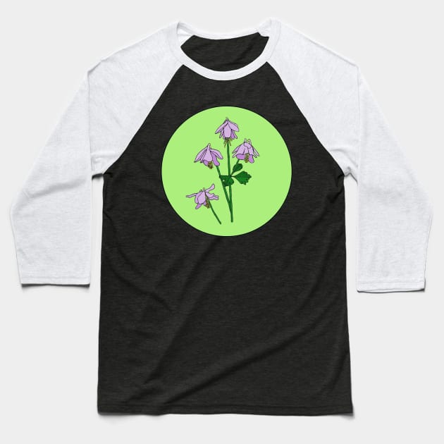 Nuragica Columbine Baseball T-Shirt by OTLArtwork